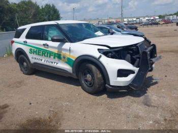  Salvage Ford Police Interceptor Utilit