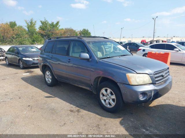  Salvage Toyota Highlander