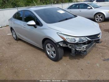  Salvage Chevrolet Cruze