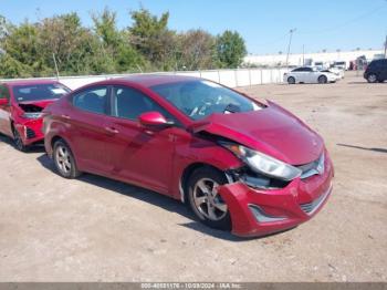  Salvage Hyundai ELANTRA