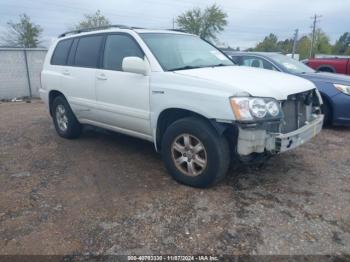  Salvage Toyota Highlander