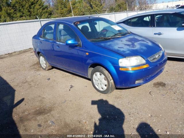  Salvage Chevrolet Aveo