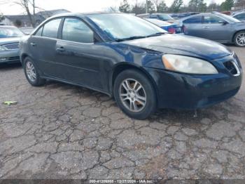  Salvage Pontiac G6