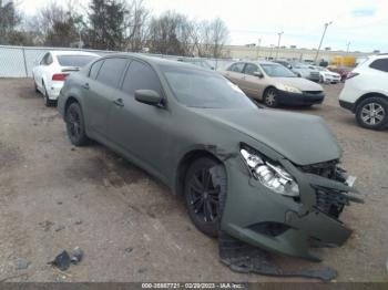  Salvage INFINITI G37x