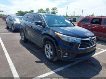  Salvage Toyota Highlander