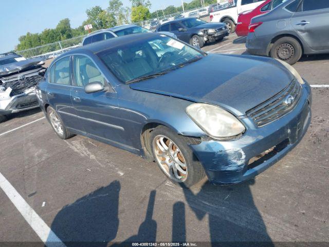  Salvage INFINITI G35