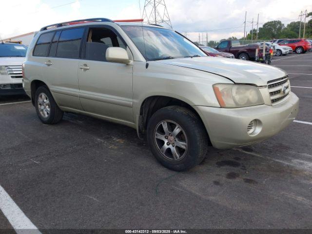  Salvage Toyota Highlander