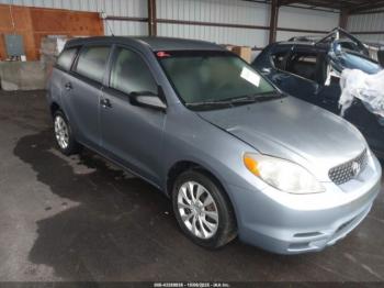  Salvage Toyota Matrix