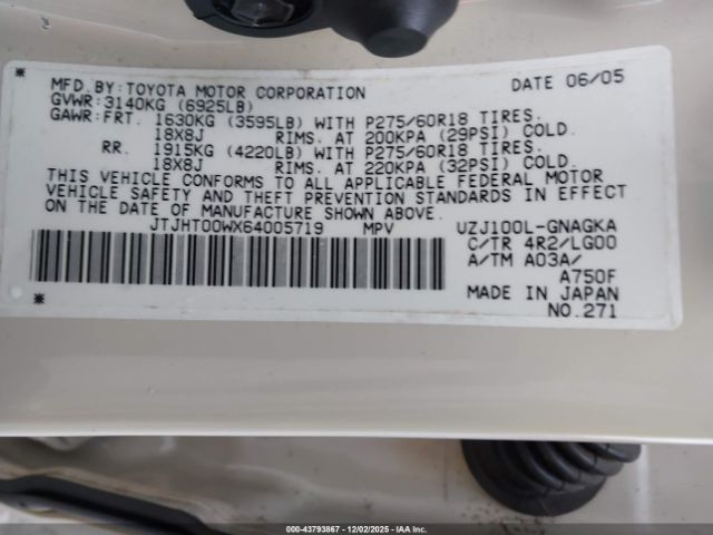 Lexus LX 470 Image 8