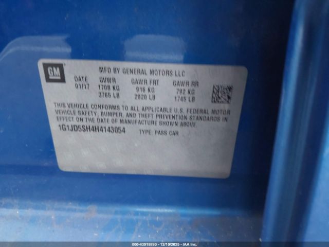 Chevrolet Sonic Lt Auto Image 7