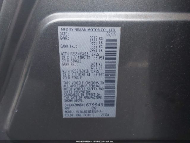 Nissan Pathfinder S Image 12