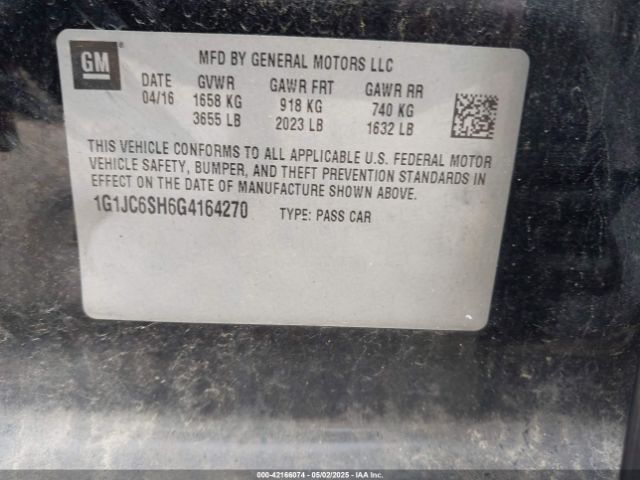 Chevrolet Sonic Lt Auto Image 9