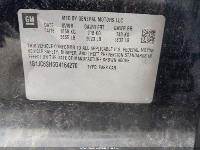 Chevrolet Sonic Lt Auto Image 9