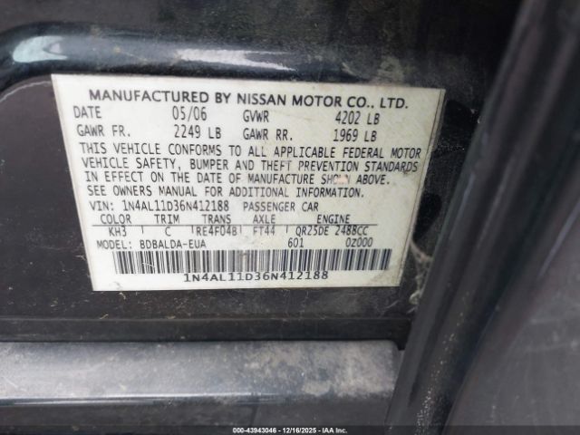 Nissan Altima 2.5 S Image 2