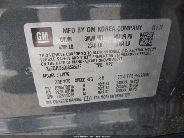 Chevrolet Trax Lt Image 6