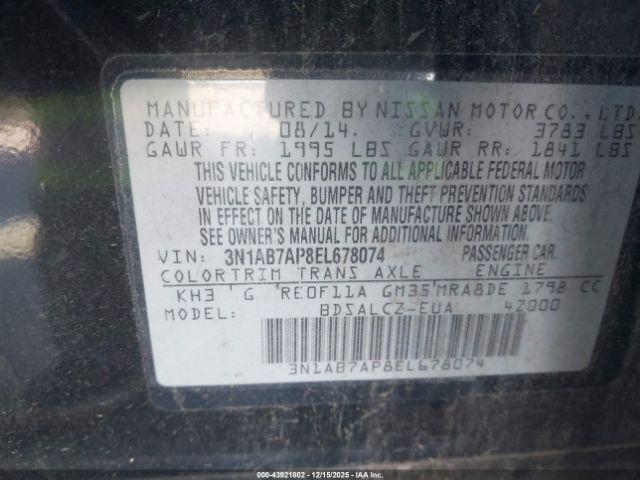 Nissan Sentra S Image 10