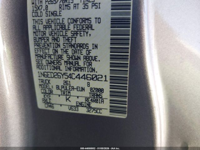 Nissan Frontier Xe-v6 Image 10