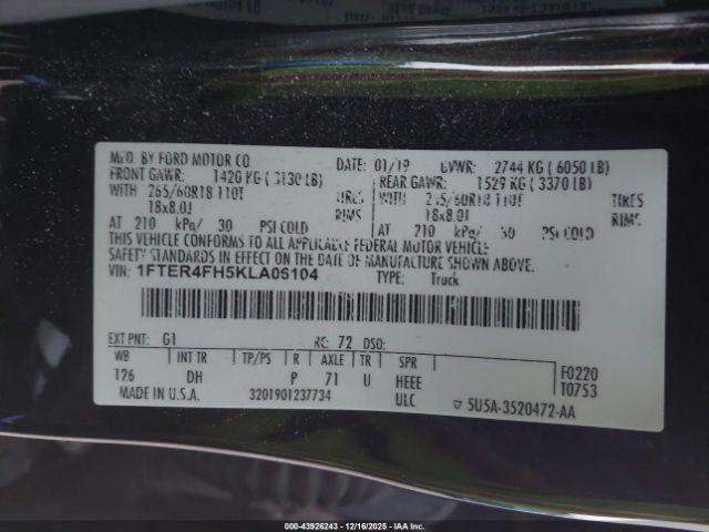 Ford Ranger Lariat Image 11